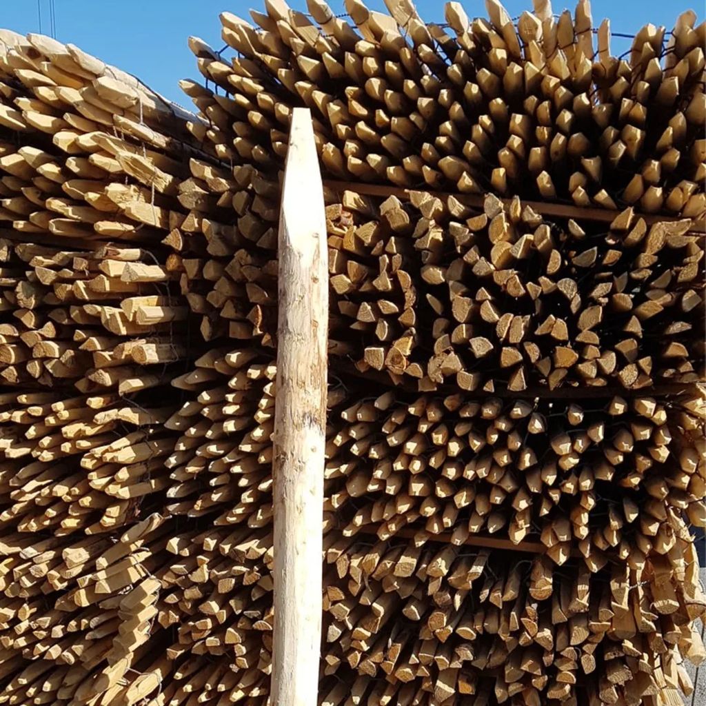 Tuteurs Chataignier Ronds Ø 6/8 cm x 2 m