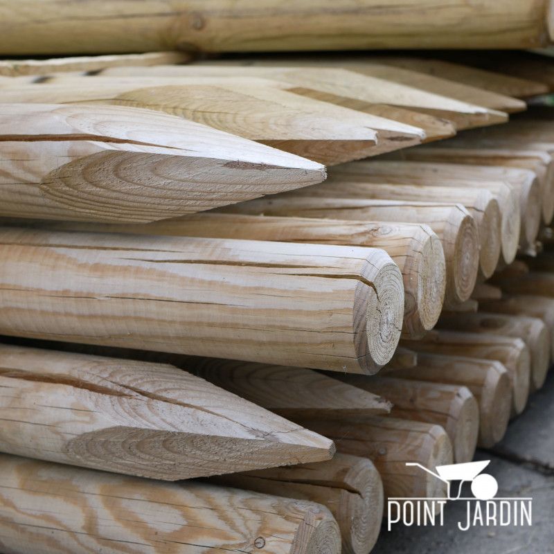 Tuteur Ø8 - L 2,50m Pin Maritime