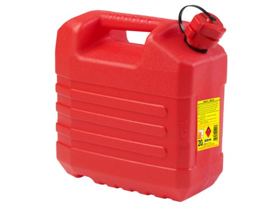 Jerrican Plastique Rouge 10 Litres Agréé