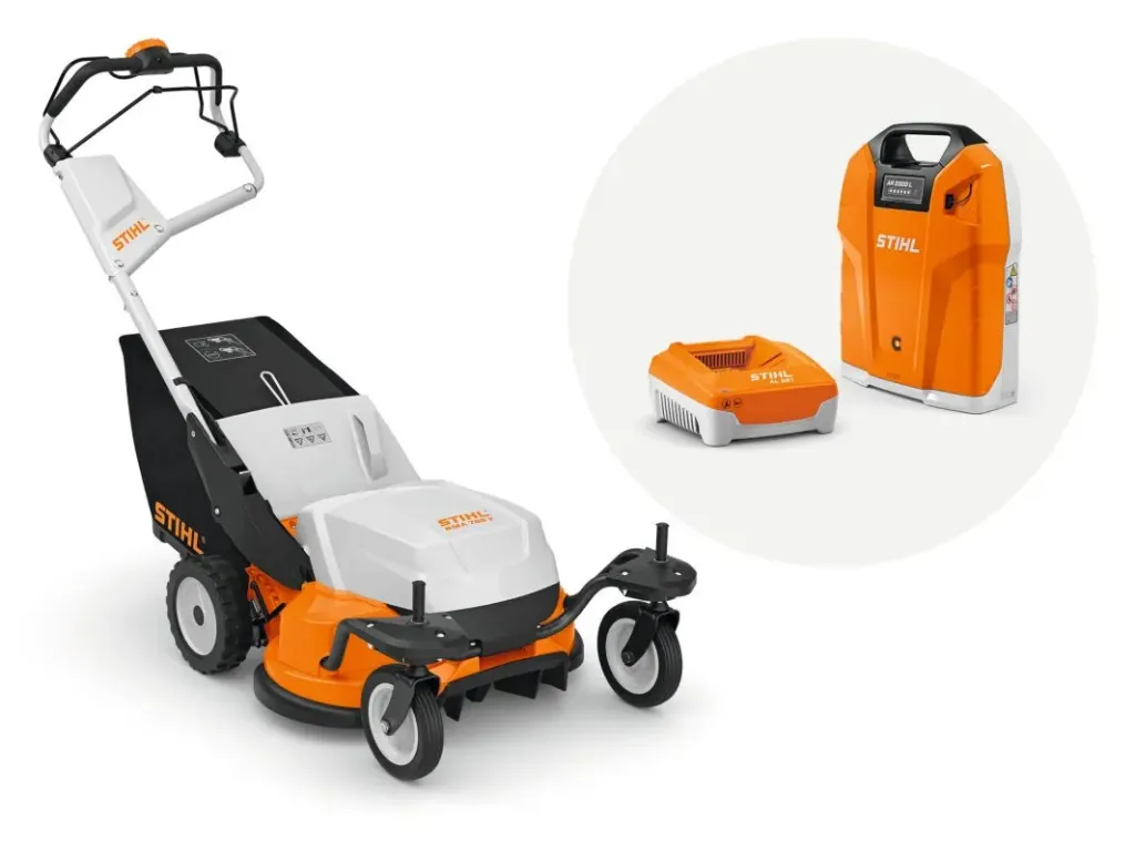 RMA 765 V Tondeuse stihl Pack batterie et chargeur