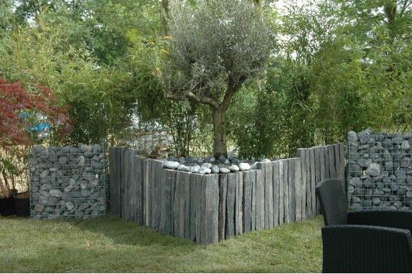 [MIN-POTEAU-SCHIST-100-RC] Poteau Schiste Ardoisier 1 m