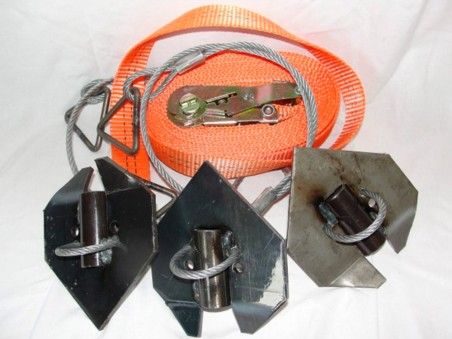 [ANCR-ACM110-P] Ancrage de motte 3 points Mod. 110