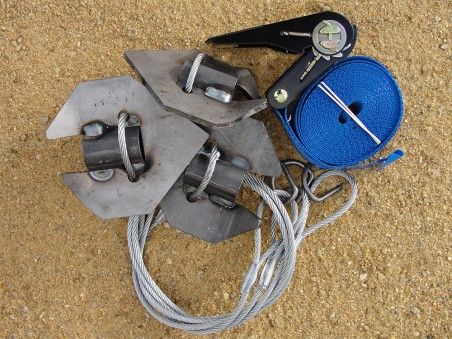 Ancrage de motte 3 points Mod. 75