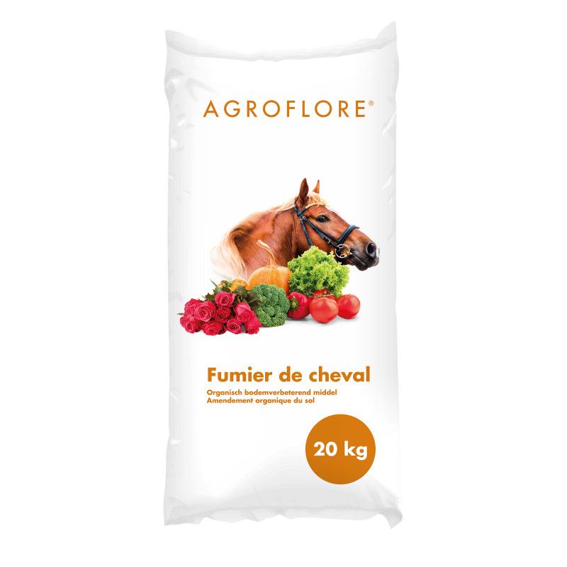 Fumier Cheval Caractère - Sac 20KG / Palette 48