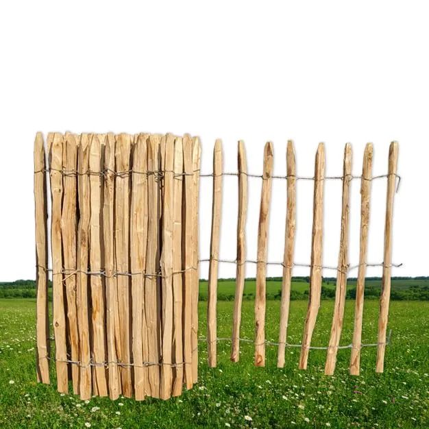 GANIVELLE CHATAIGNIER FENDUE HAUTEUR 120CM ÉCART 6 DT