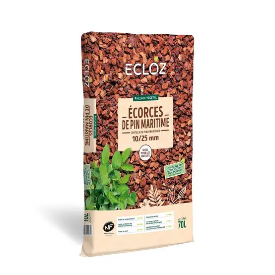Écorces fraîches E3 - 10/25 - Sac 70 Litres