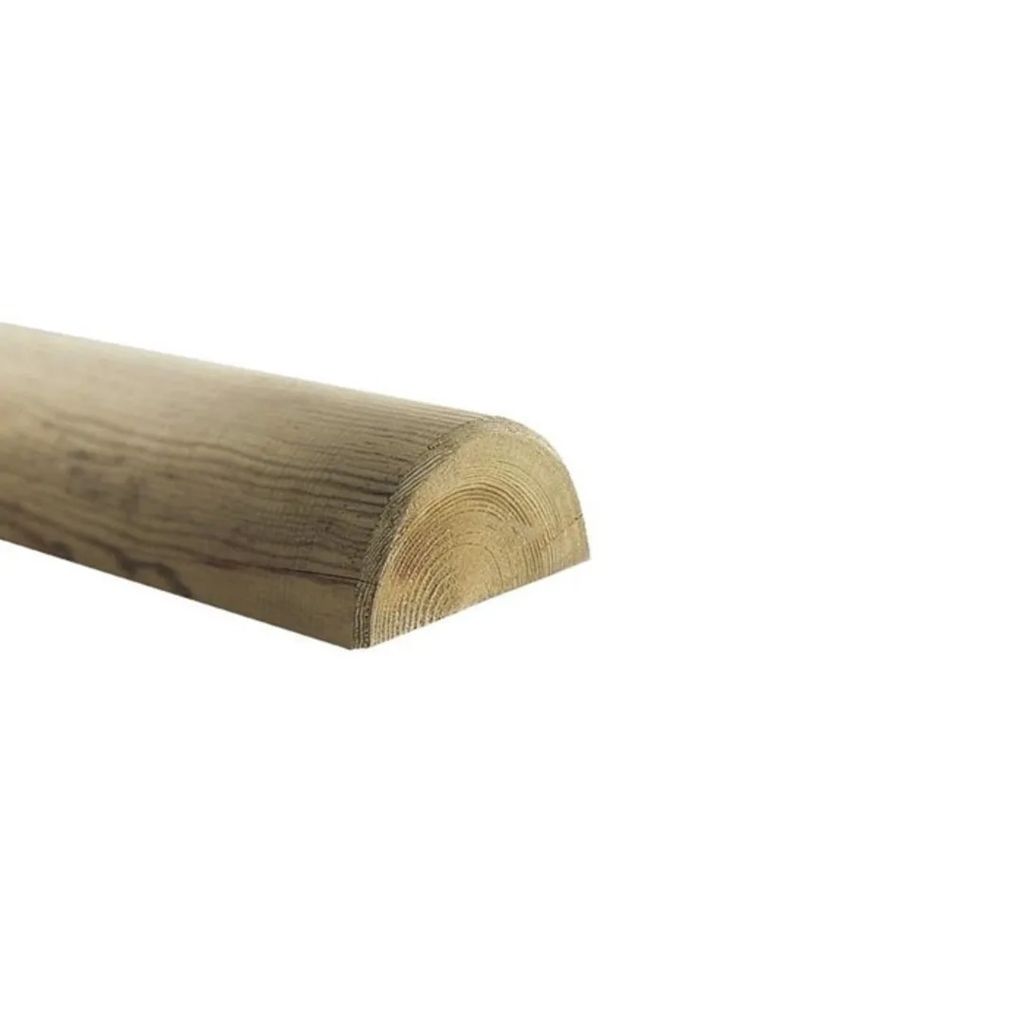 1/2 Rondin Pin Ø7cm x 1m Chanfreins