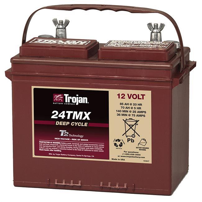 [24TMX] Trojan 12V 85Ah/70Ah Batterie