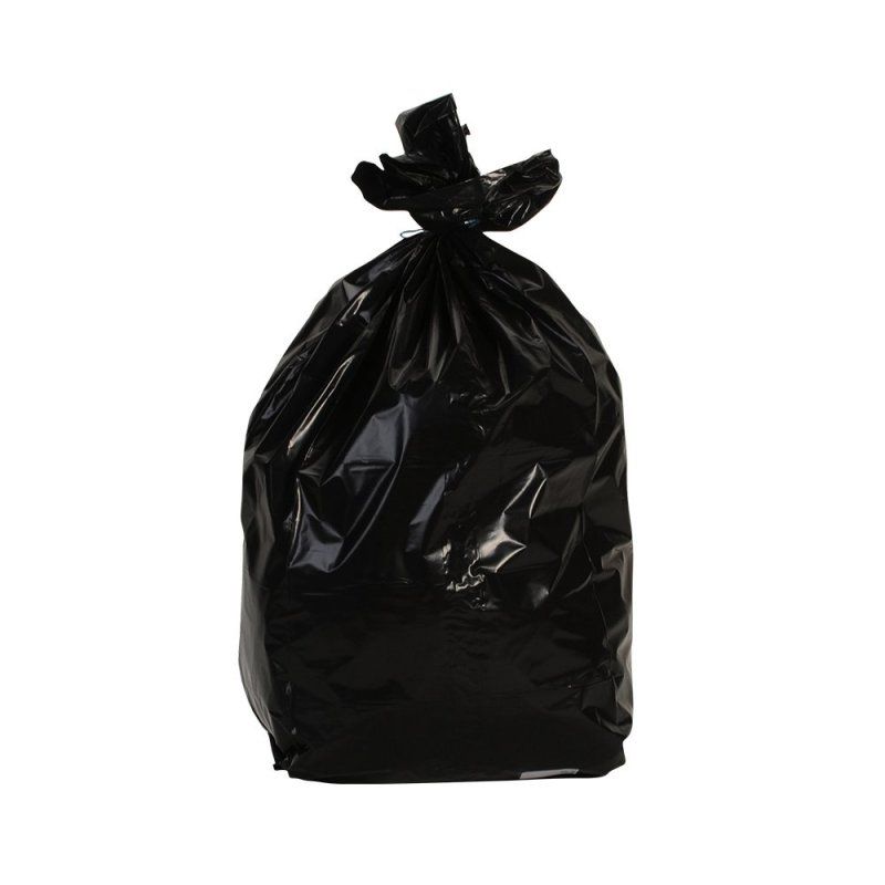[35248130L] Sac plastique noir 130L BD 60µ CARTON DE 100 SACS