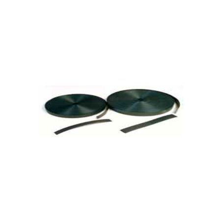 [BAND-PVC-NOIR-26MM-PASSANTS-P] Bande à tuteurer PVC régénéré noir + passants 26mm