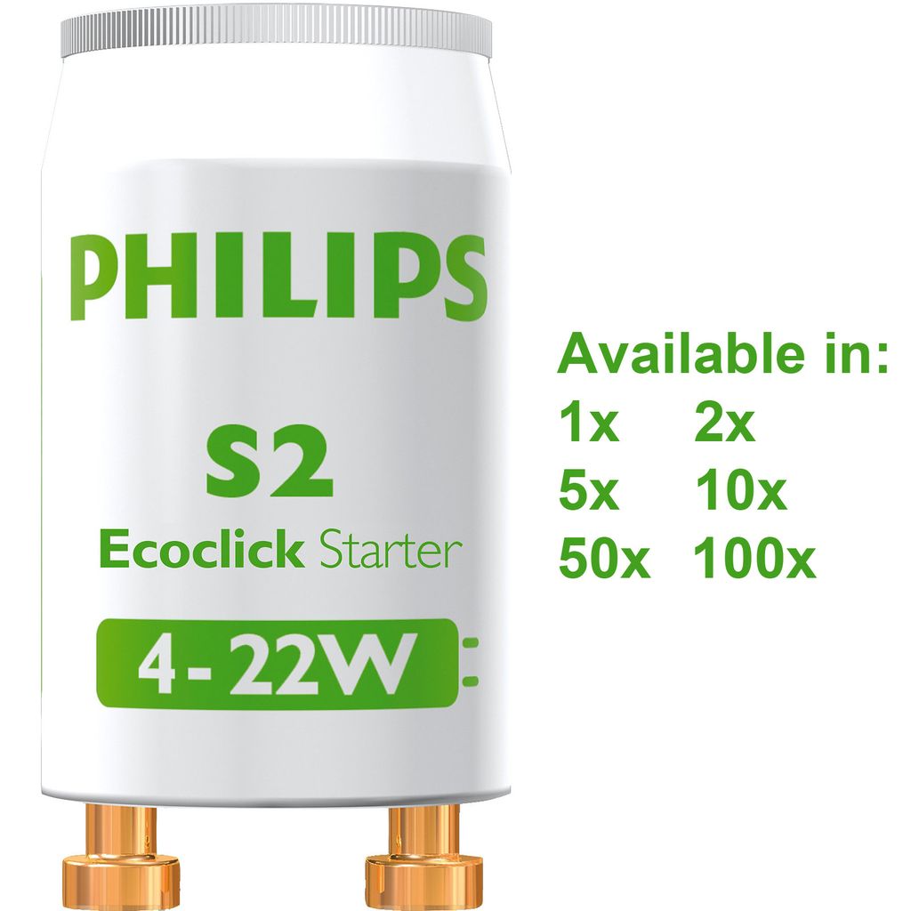 STARTER S2 4-22W P/TUBE 18W