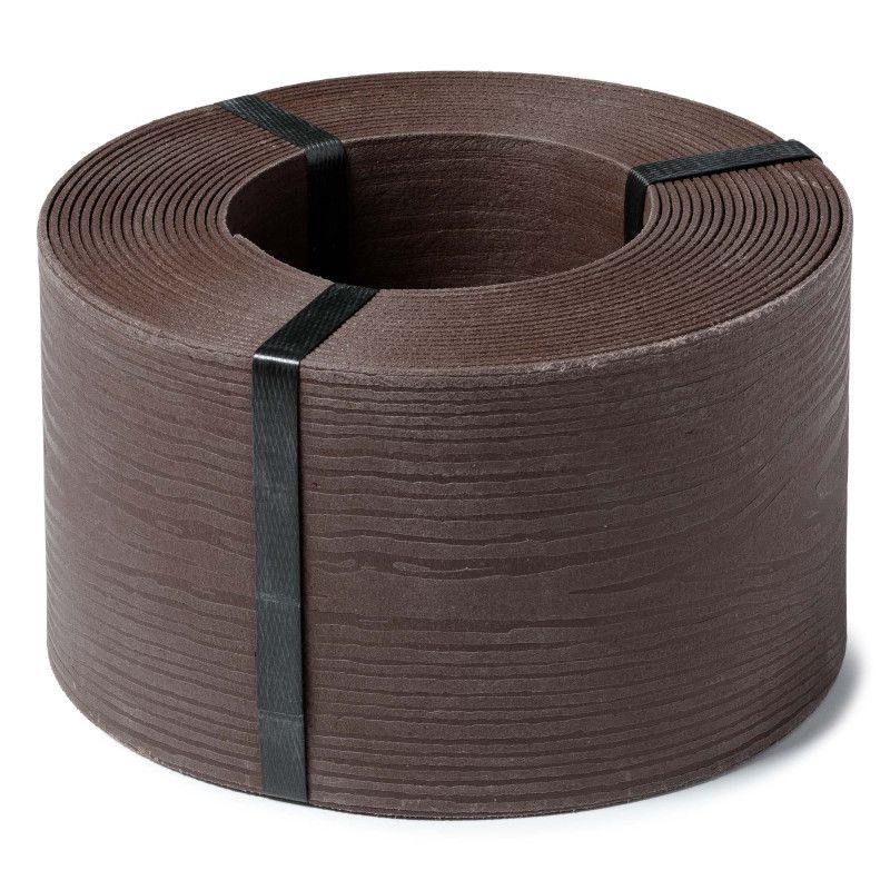 [VOL-ECOLAT-B-14/25-N] Bordures plastiques recyclées brun