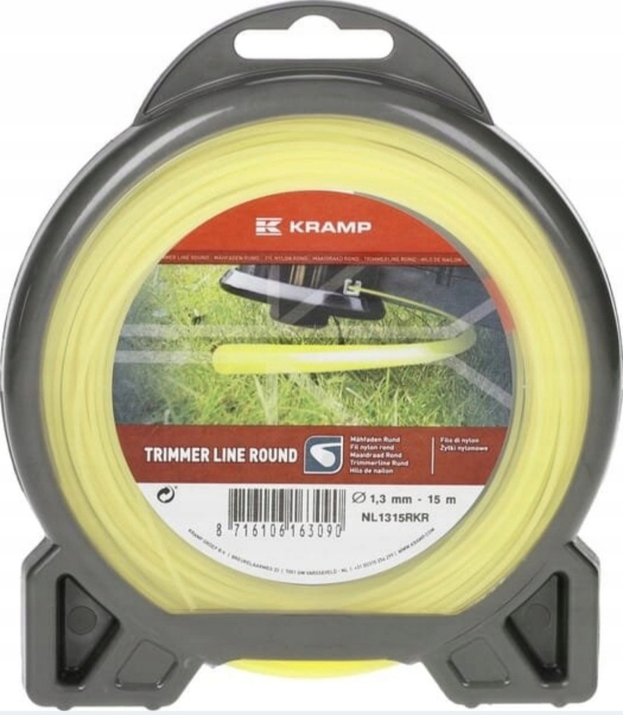 Fil de coupe Ø 1.6mm 15m rond jaune