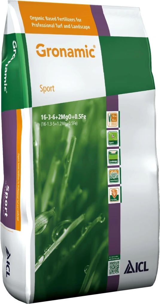 Engrais Gronamic 16-3-6+2MGO+0.5FE 25KG