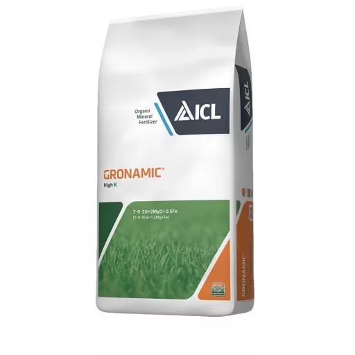 Engrais Gronamic 7-0-20+2MGO+0.5FE 25KG