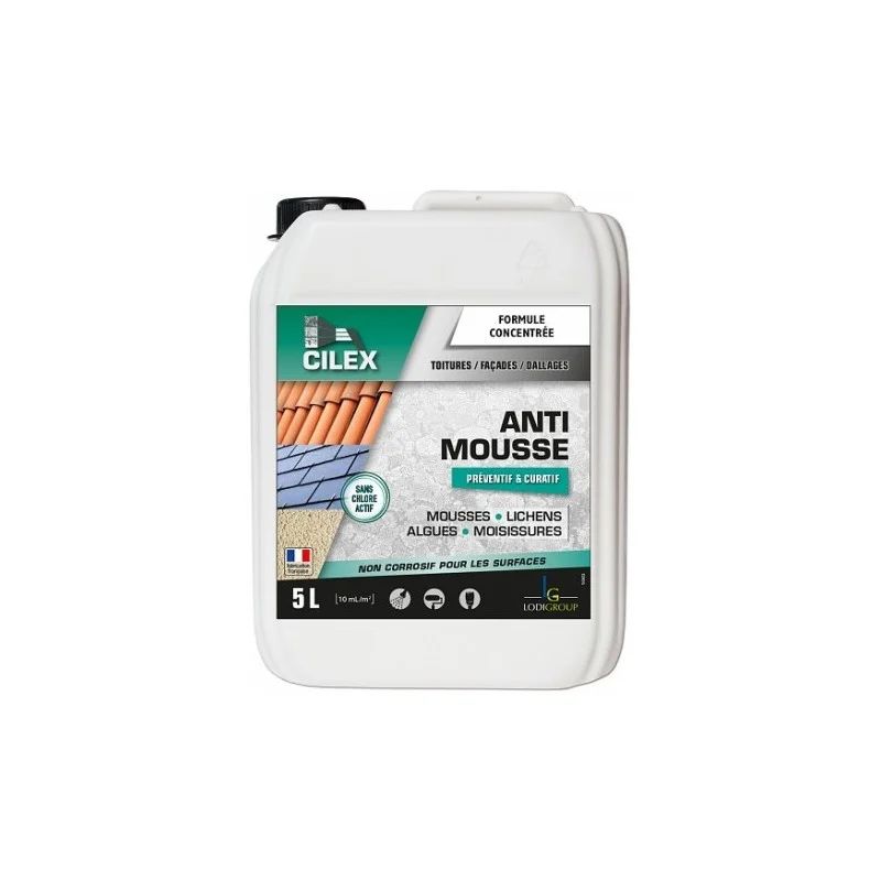 [PHYT-ANTIVERDISSURE-5L-L] Cilex Anti-verdissures Concentré - Ammonium quaternaire 480g/L