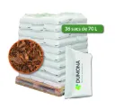 Mulch de coco - sac de 70 litres - palette de 36 sacs - NFU 44 551